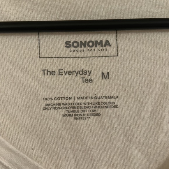 ✨2/$10 Sonoma Basic White Tee - Picture 3 of 3